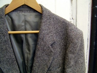 Grey Harris Tweed Jacket